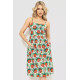 Жіночий сарафан з квітковим принтом, колір червоно-зелений, 221R1932