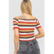Топ жіночий різнокольоровий, колір різнобарвний, 244R087-1