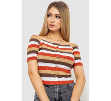 Топ женский разноцветный, цвет разноцветный, 244R087-1.