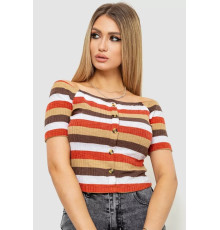 Топ женский разноцветный, цвет разноцветный, 244R087-1.