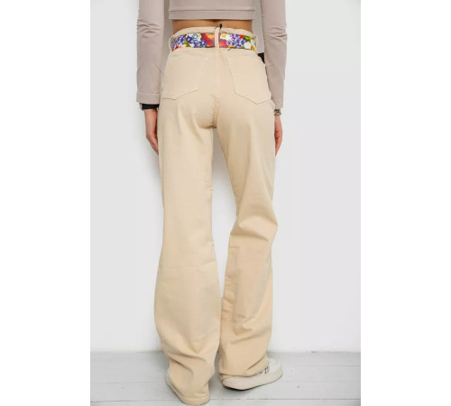 Джинсы женские, цвет светло-бежевый, 250R00160.