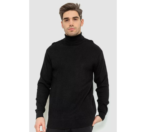 Гольф мужской, цвет черный, 161R845