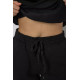 Спорт костюм женский, цвет черный, 244R9144
