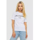 Футболка жіноча з принтом 241R130, колір білий, 241R131