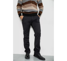 Брюки мужские классические, цвет черный, 244RFH305-1.