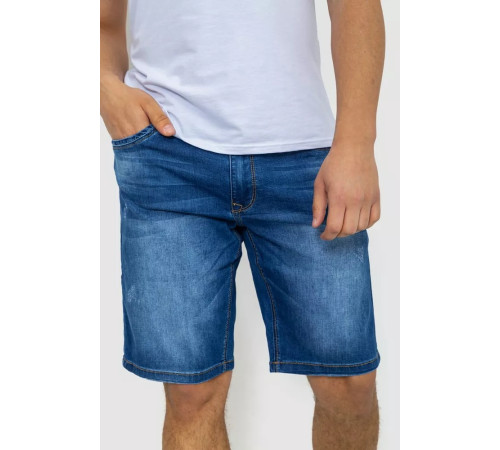 Джинсові шорти чоловічі, колір синій, 244R5A-042