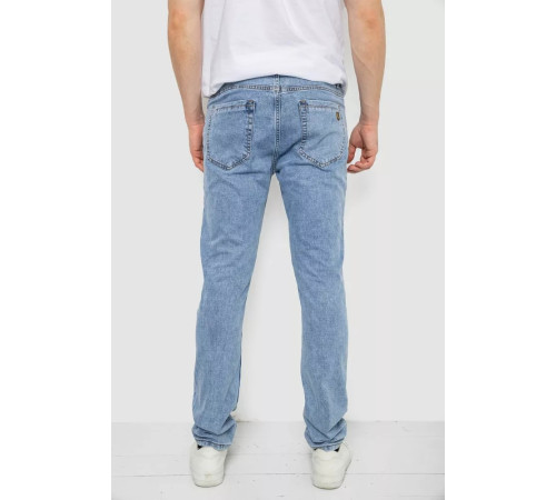Джинси чоловічі однотонні, колір блакитний, 244R21-726