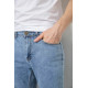 Джинси чоловічі однотонні, колір блакитний, 244R21-726