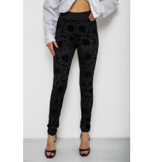 Лосины однотонные, цвет черный, 238R327-3