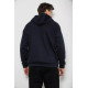 Кофта мужская на флисе с капюшоном, цвет темно-синий, 238R58697-1.