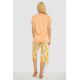 Женская пижама с принтом, цвет оранжевый, 243R7141