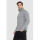 Свитер мужской однотонный, цвет серый, 161R920