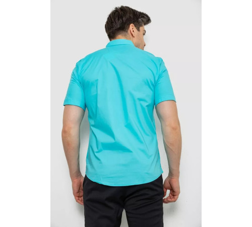 Сорочка чоловіча, колір бірюзовий, 214R7007
