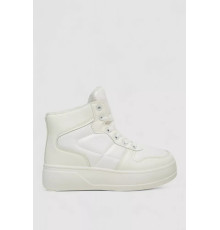 Кросівки жіночі зимові на хутрі, колір білий, 248RQT11