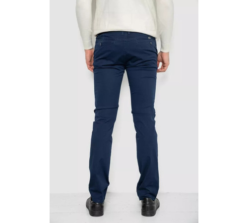Брюки мужские, цвет темно-синий, 244R4203.
