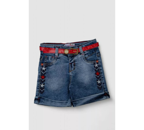 Шорти джинсові для дівчинки, колір синій, 247R1208