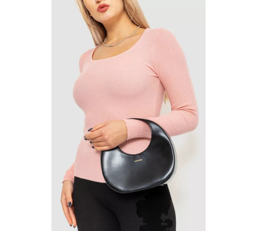 Кофта женская в рубчик, цвет светло-персиковый, 204R9024.