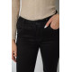 Джинсы женские стрейч, цвет черный, 214R1449