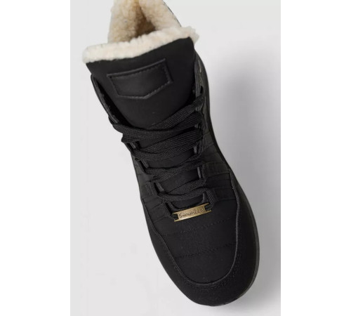 Черевики чоловічі на хутрі, колір чорний, 244R1061