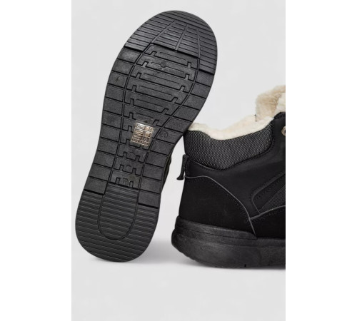 Черевики чоловічі на хутрі, колір чорний, 244R1061