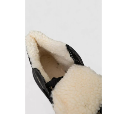 Черевики чоловічі на хутрі, колір чорний, 244R1061