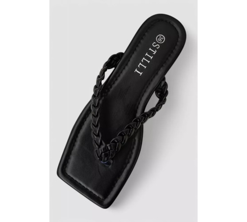 Шльопанці жіночі, колір чорний, 248RL115