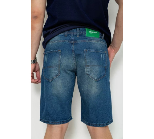 Шорты мужские джинсовые, цвет синий, 244RB004