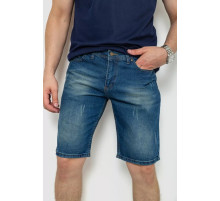 Шорты мужские джинсовые, цвет синий, 244RB004
