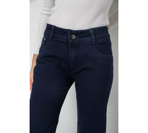 Джинси жіночі Slim Fit, колір темно-синій, 244R1049