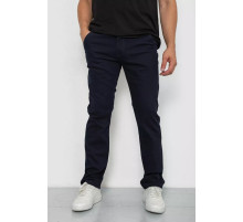 Брюки мужские классические стрейч, цвет темно-синий, 244RF802.