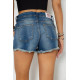 Шорти жіночі джинсові, колір синій, 244R261-1