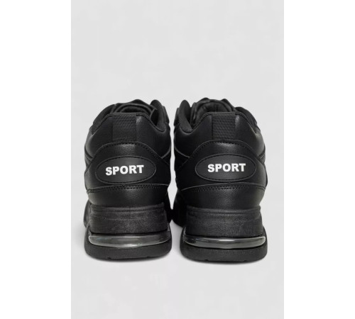 Кросівки жіночі на хутрі, колір чорний, 243R107-5