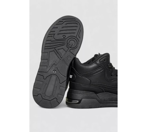 Кросівки жіночі на хутрі, колір чорний, 243R107-5