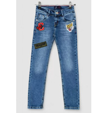 Джинси дитячі для хлопчиків, колір синій, 247R9410