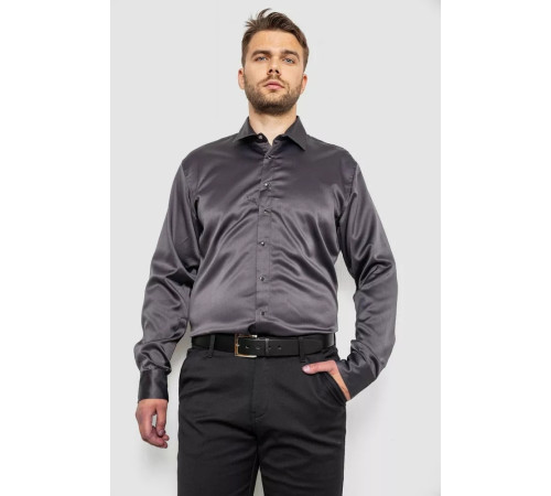 Сорочка чоловіча, колір сірий, 214R3061