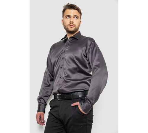 Сорочка чоловіча, колір сірий, 214R3061