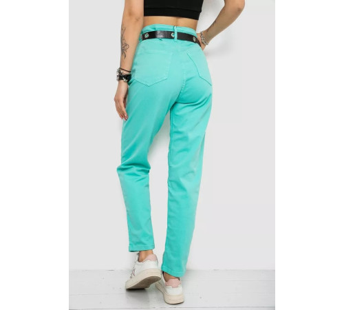 Джинсы женские, цвет мятный, 182R00282.