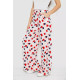 Штани жіночі вільного крою, колір молочно-червоний, 119R350-3