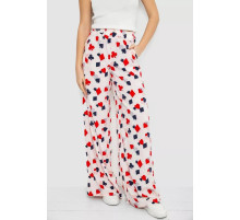 Штани жіночі вільного крою, колір молочно-червоний, 119R350-3