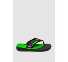 В'єтнамки дитячі, колір чорно-салатовий, 243R9015B-17