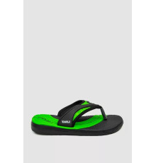 В'єтнамки дитячі, колір чорно-салатовий, 243R9015B-17