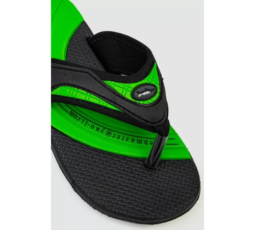 В'єтнамки дитячі, колір чорно-салатовий, 243R9015B-17