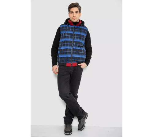 Жилетка мужская демисезонная двухсторонняя, цвет бордовый, 244R99008.