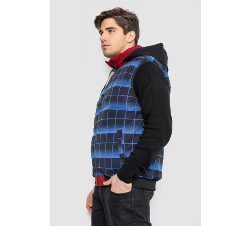 Жилетка мужская демисезонная двухсторонняя, цвет бордовый, 244R99008.