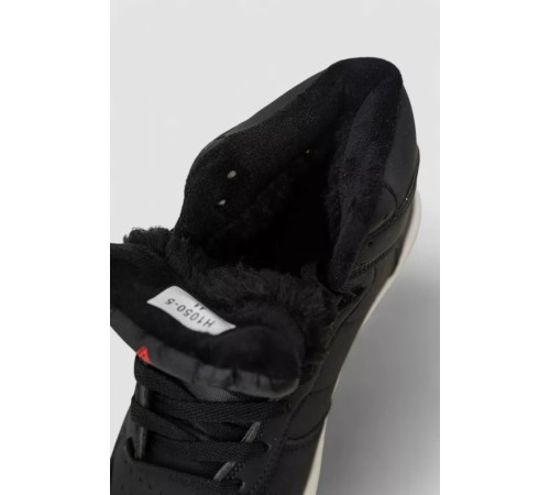 Кроссовки мужские зимние на меху, цвет черно-белый, 248RH1050-5.