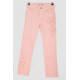 Джинси для дівчаток, колір персиковий, 247R10017