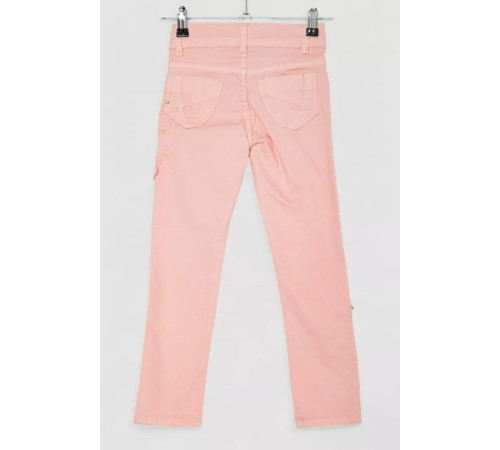 Джинси для дівчаток, колір персиковий, 247R10017