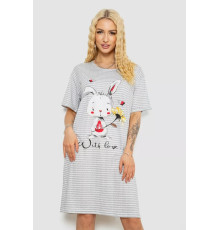 Ночная рубашка, цвет серо-белый, 238R335-1.