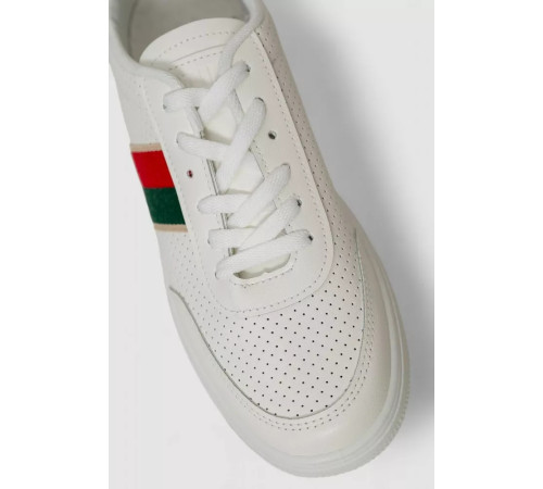 Кеди чоловічі на шнурках, колір білий, 248R151-4