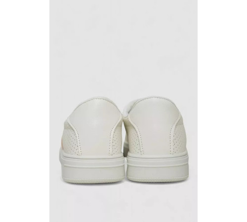 Кеди чоловічі на шнурках, колір білий, 248R151-4